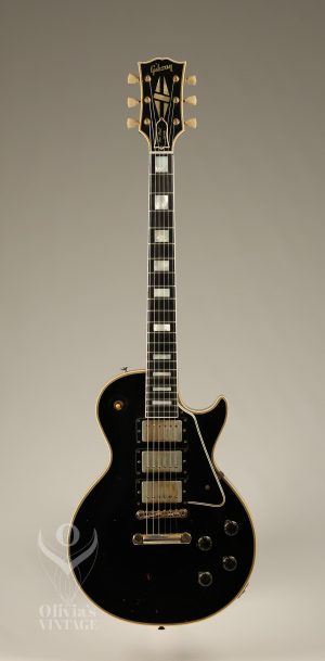 1957 Gibson Les Paul Custom w/3 original PAF pickups + Fretless Wonder HANG TAG!