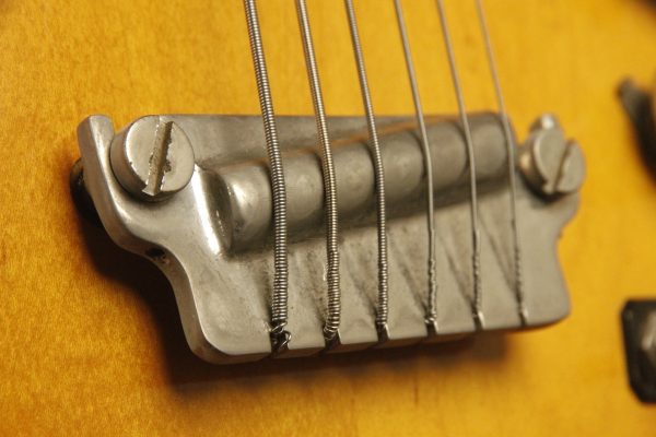 1961 Gibson EB-6 bass Sunburst w/PAF - Image 9