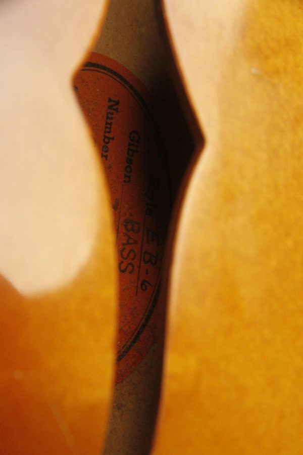 1961 Gibson EB-6 bass Sunburst w/PAF - Image 11