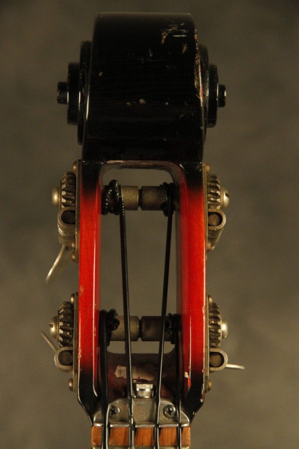 1960's Ampeg ASB-1 Cherry-Red "DEVIL BASS" - Image 4