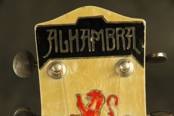 1930's ALHAMBRA Resonator guitar w/ fiddle edges and round neck - Image 5