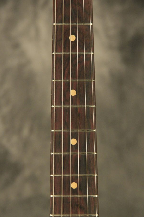 1964 Fender DUO-SONIC II Blue with '66 body CLAY DOTS + L-PLATE + '64 pickups - Image 6
