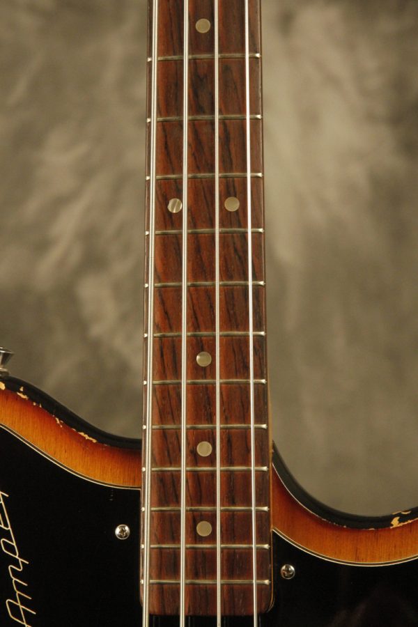 1960's Ampeg SSB-1 short scale bass with F-holes - Image 7