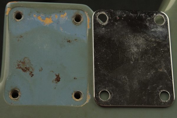 1964 Fender DUO-SONIC II Blue with '66 body CLAY DOTS + L-PLATE + '64 pickups - Image 57