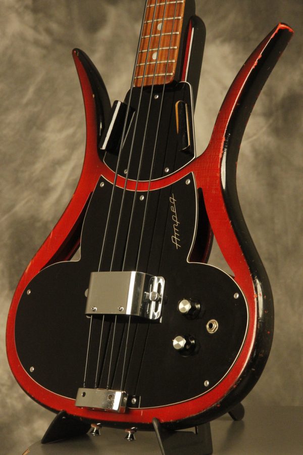 1960's Ampeg ASB-1 Cherry-Red "DEVIL BASS" - Image 10