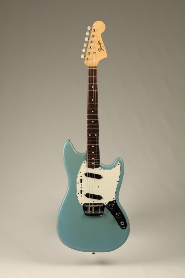 1964 Fender DUO-SONIC II Blue with '66 body CLAY DOTS + L-PLATE + '64 pickups