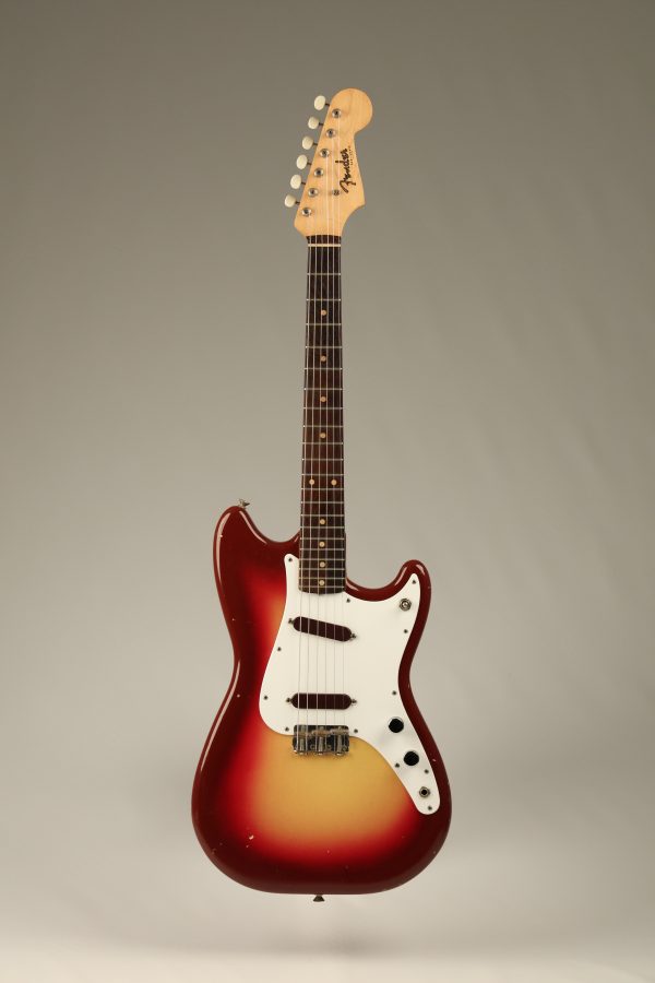 1962 Fender Duo-Sonic SLAB BOARD Maroonburst HANG TAG!