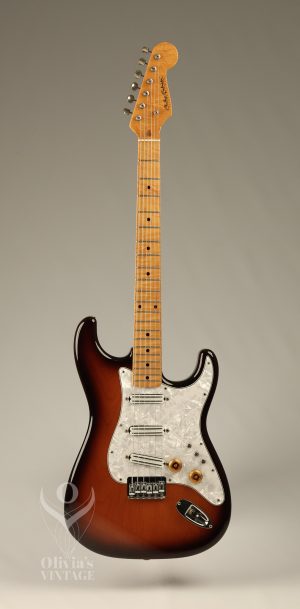 1984 Philip Kubicki Stratocaster hardtail sunburst