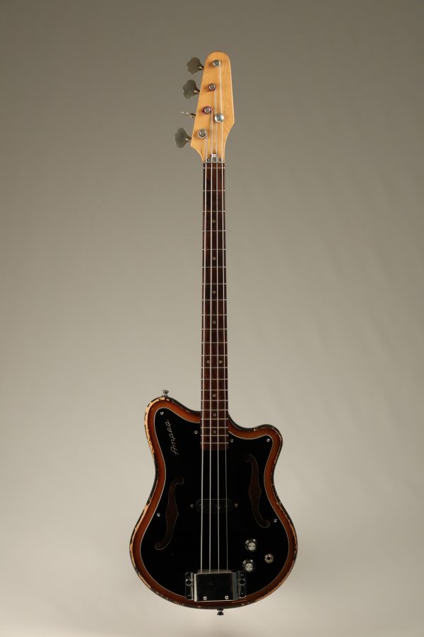 1960's Ampeg SSB-1 short scale bass with F-holes