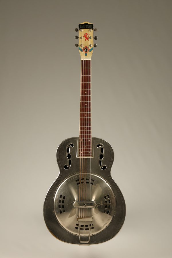 1930's Alhambra Resonator guitar w/ fiddle edges and round neck
