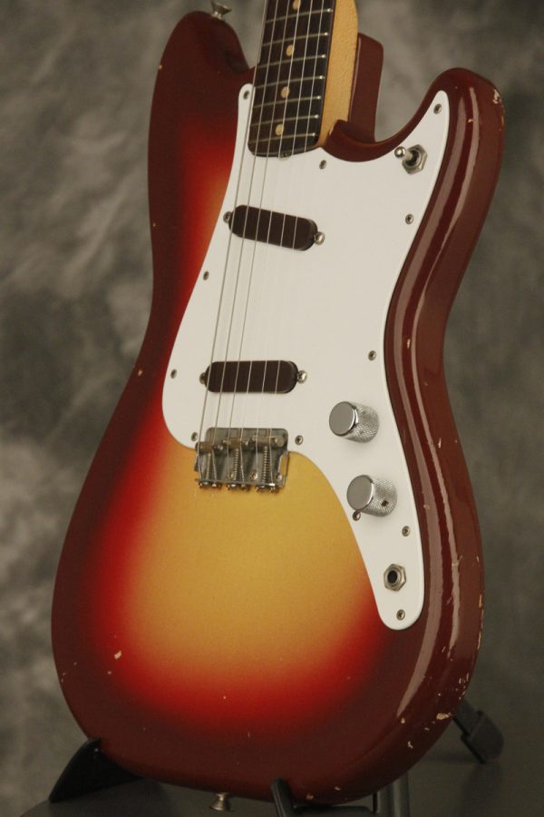 1962 Fender Duo-Sonic SLAB BOARD Maroonburst HANG TAG! - Image 14