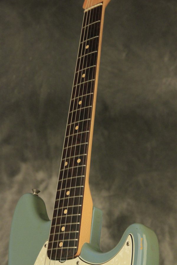 1964 Fender DUO-SONIC II Blue with '66 body CLAY DOTS + L-PLATE + '64 pickups - Image 17
