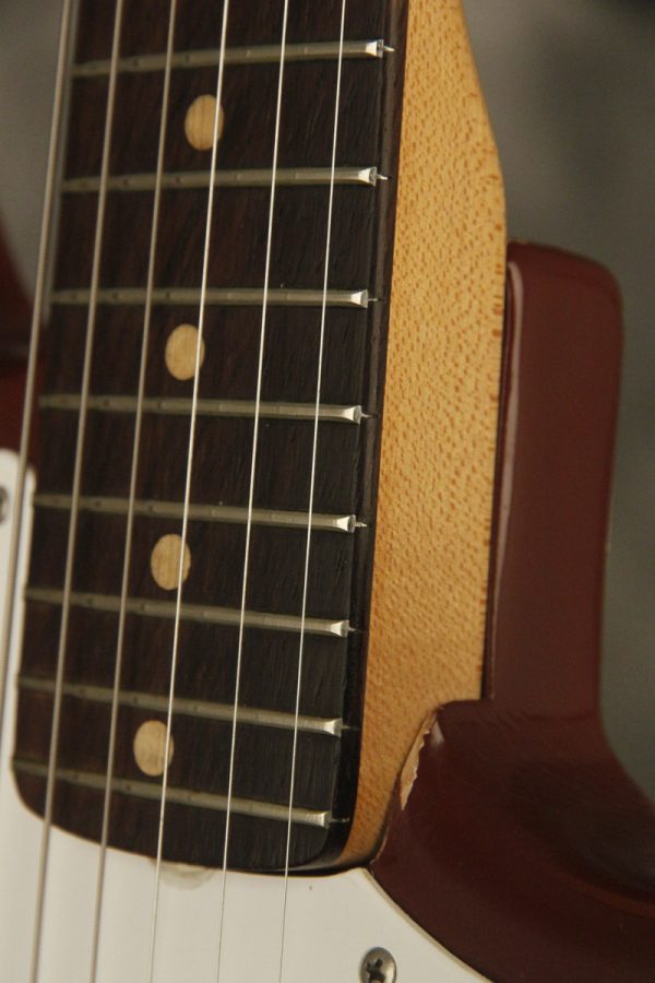 1962 Fender Duo-Sonic SLAB BOARD Maroonburst HANG TAG! - Image 20