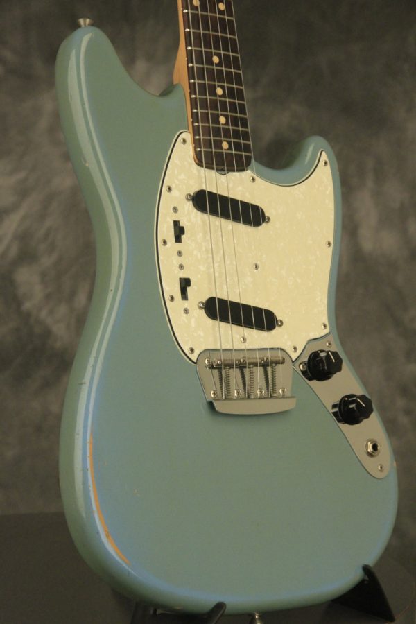 1964 Fender DUO-SONIC II Blue with '66 body CLAY DOTS + L-PLATE + '64 pickups - Image 20