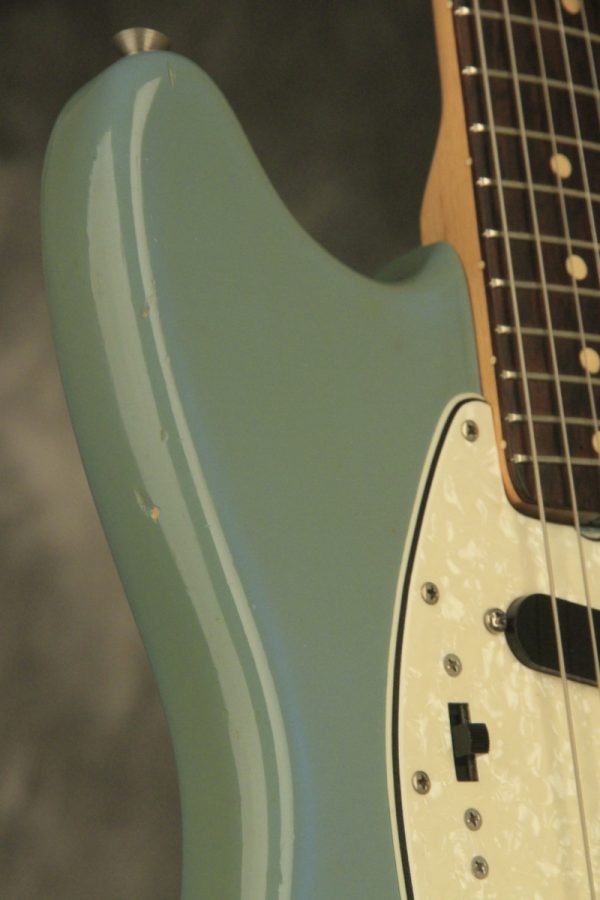 1964 Fender DUO-SONIC II Blue with '66 body CLAY DOTS + L-PLATE + '64 pickups - Image 21
