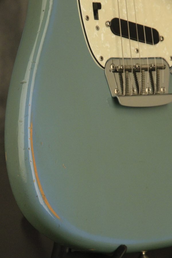 1964 Fender DUO-SONIC II Blue with '66 body CLAY DOTS + L-PLATE + '64 pickups - Image 22