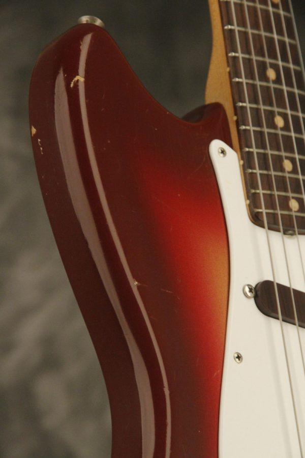 1962 Fender Duo-Sonic SLAB BOARD Maroonburst HANG TAG! - Image 23
