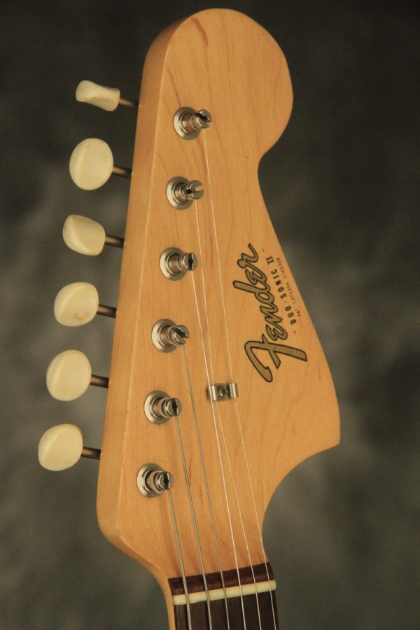 1964 Fender DUO-SONIC II Blue with '66 body CLAY DOTS + L-PLATE + '64 pickups - Image 23