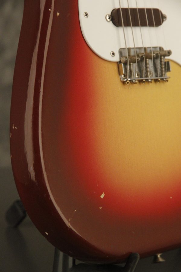 1962 Fender Duo-Sonic SLAB BOARD Maroonburst HANG TAG! - Image 24