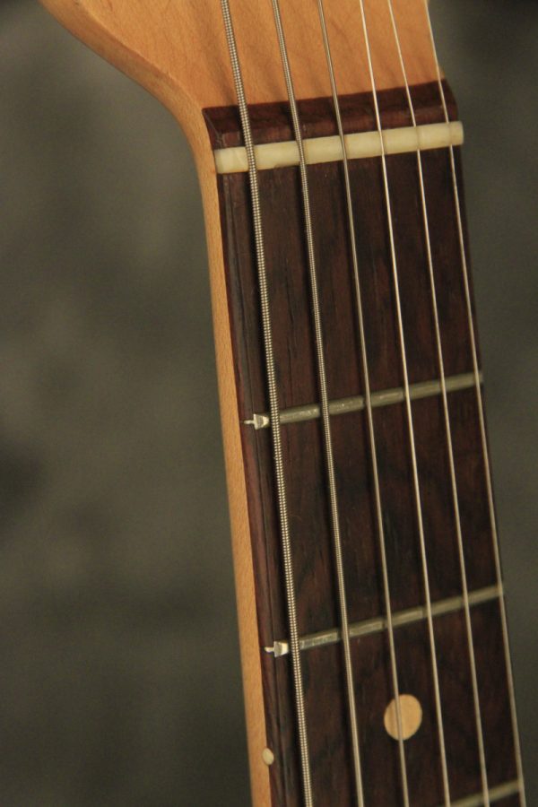 1964 Fender DUO-SONIC II Blue with '66 body CLAY DOTS + L-PLATE + '64 pickups - Image 24