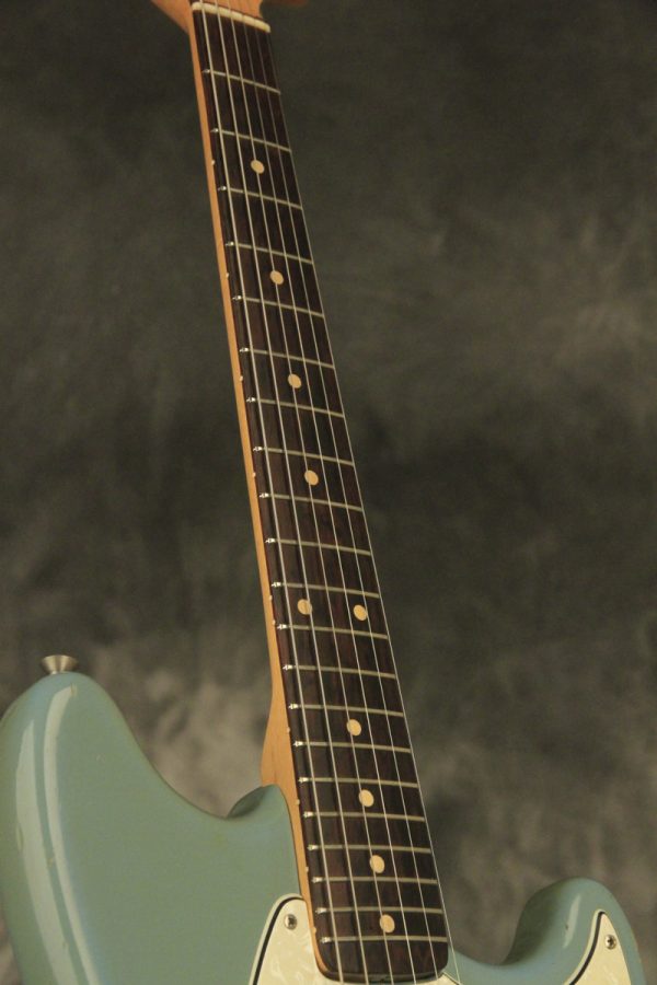 1964 Fender DUO-SONIC II Blue with '66 body CLAY DOTS + L-PLATE + '64 pickups - Image 25