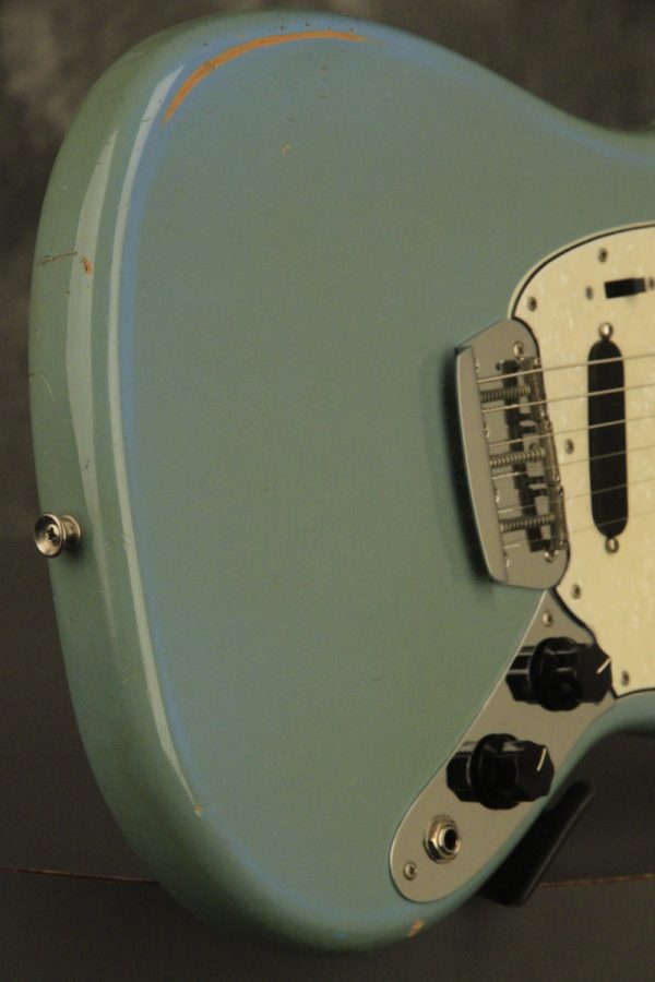 1964 Fender DUO-SONIC II Blue with '66 body CLAY DOTS + L-PLATE + '64 pickups - Image 28