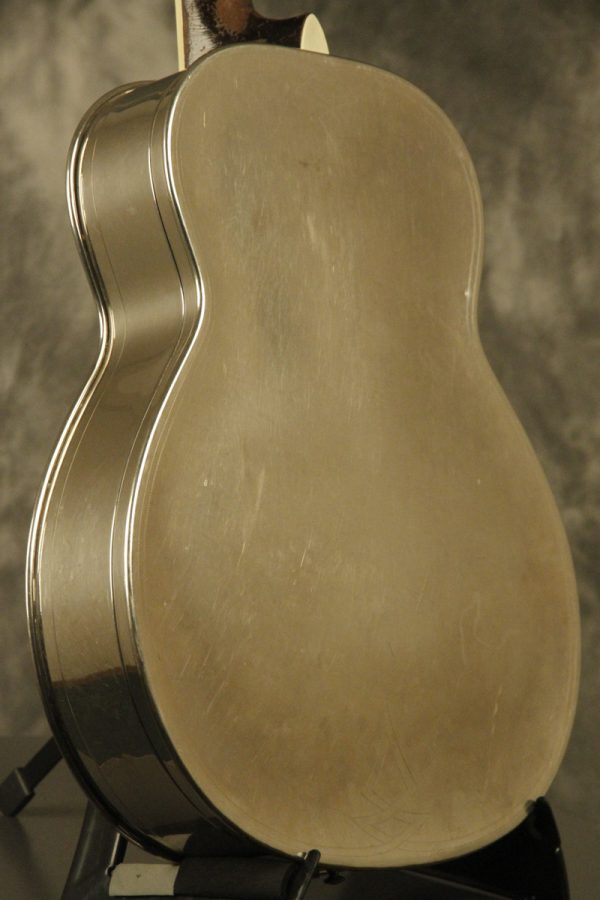 1930's ALHAMBRA Resonator guitar w/ fiddle edges and round neck - Image 28