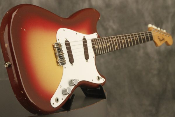 1962 Fender Duo-Sonic SLAB BOARD Maroonburst HANG TAG! - Image 30