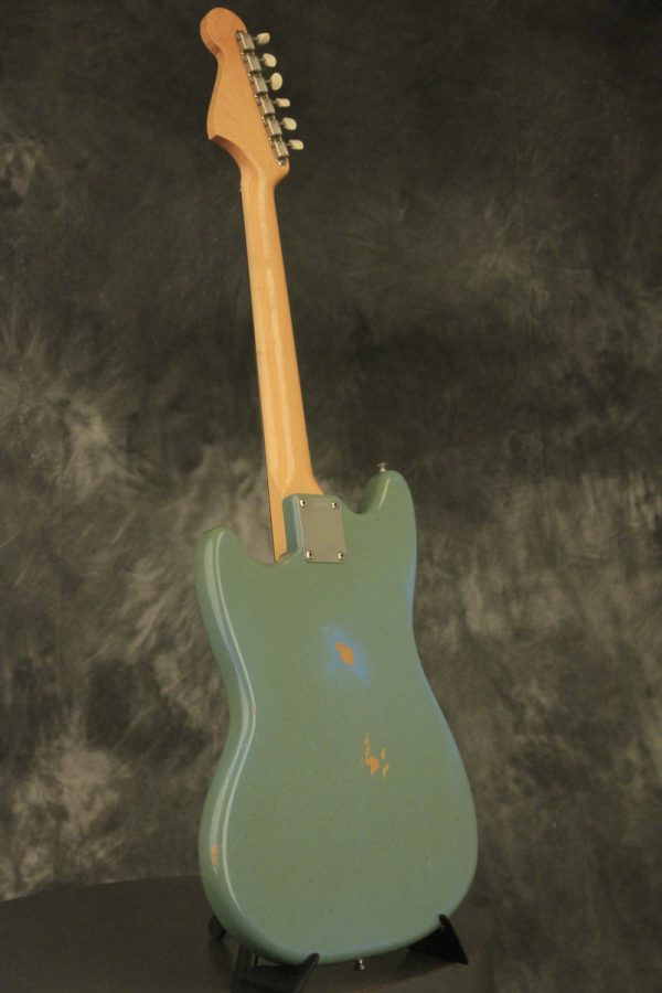1964 Fender DUO-SONIC II Blue with '66 body CLAY DOTS + L-PLATE + '64 pickups - Image 30