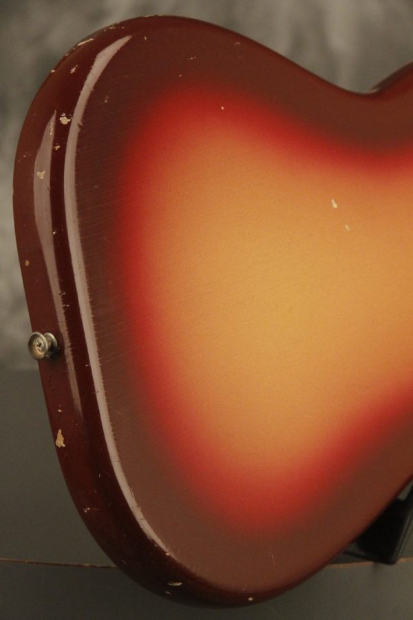 1962 Fender Duo-Sonic SLAB BOARD Maroonburst HANG TAG! - Image 32