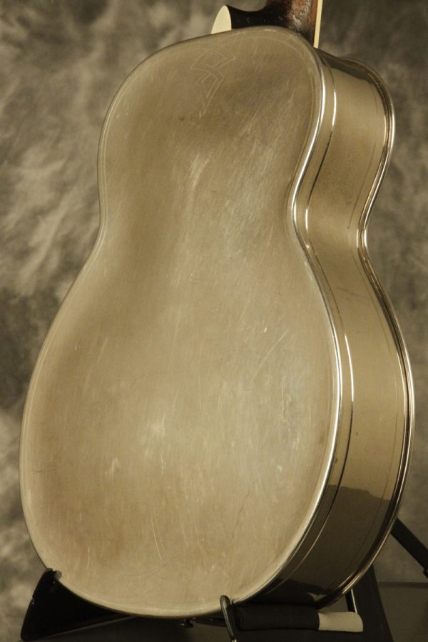 1930's ALHAMBRA Resonator guitar w/ fiddle edges and round neck - Image 40