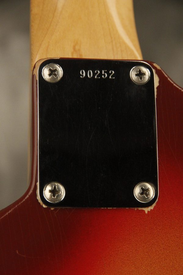 1962 Fender Duo-Sonic SLAB BOARD Maroonburst HANG TAG! - Image 44