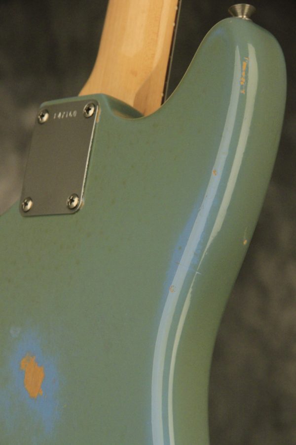 1964 Fender DUO-SONIC II Blue with '66 body CLAY DOTS + L-PLATE + '64 pickups - Image 45