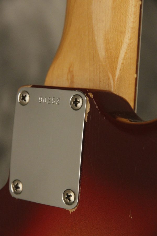 1962 Fender Duo-Sonic SLAB BOARD Maroonburst HANG TAG! - Image 51