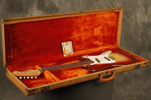 1962 Fender Duo-Sonic SLAB BOARD Maroonburst HANG TAG! - Image 82