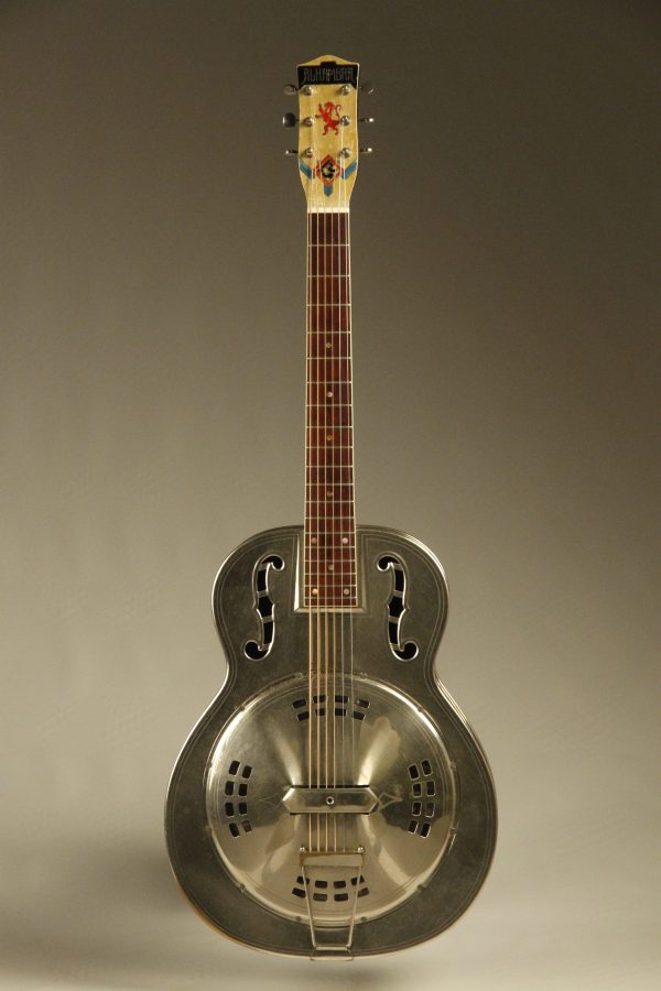 1930's ALHAMBRA Resonator guitar w/ fiddle edges and round neck