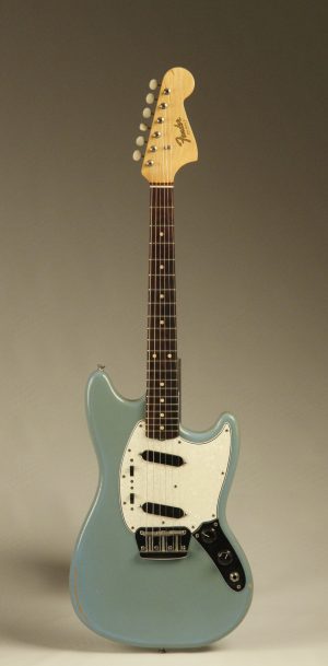 1964 Fender DUO-SONIC II Blue with '66 body CLAY DOTS + L-PLATE + '64 pickups