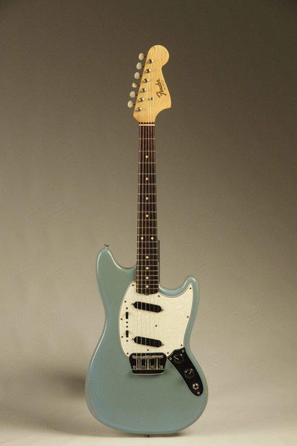 1964 Fender DUO-SONIC II Blue with '66 body CLAY DOTS + L-PLATE + '64 pickups