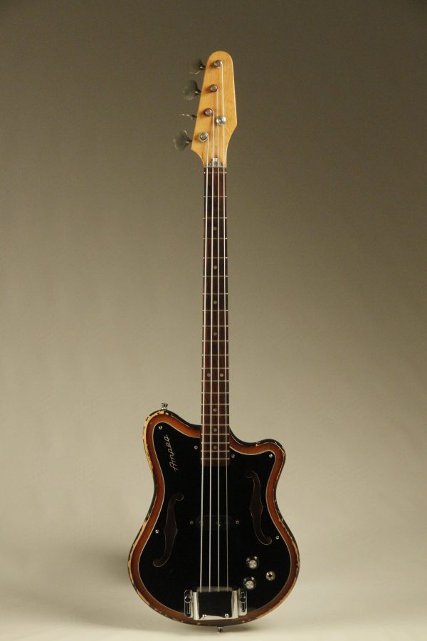 1960's Ampeg SSB-1 short scale bass with F-holes