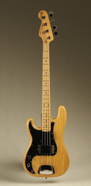 1977 Fender Precision Bass Natural LEFT-HANDED