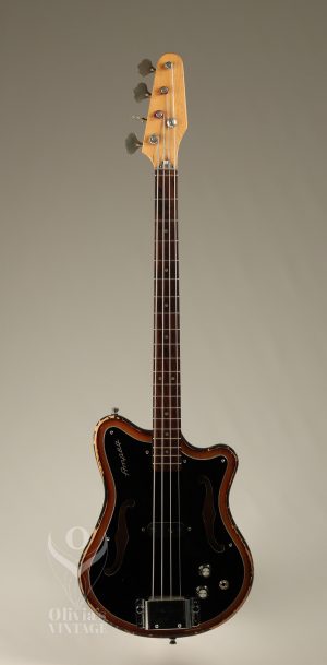 1960's Ampeg SSB-1 short scale bass with F-holes