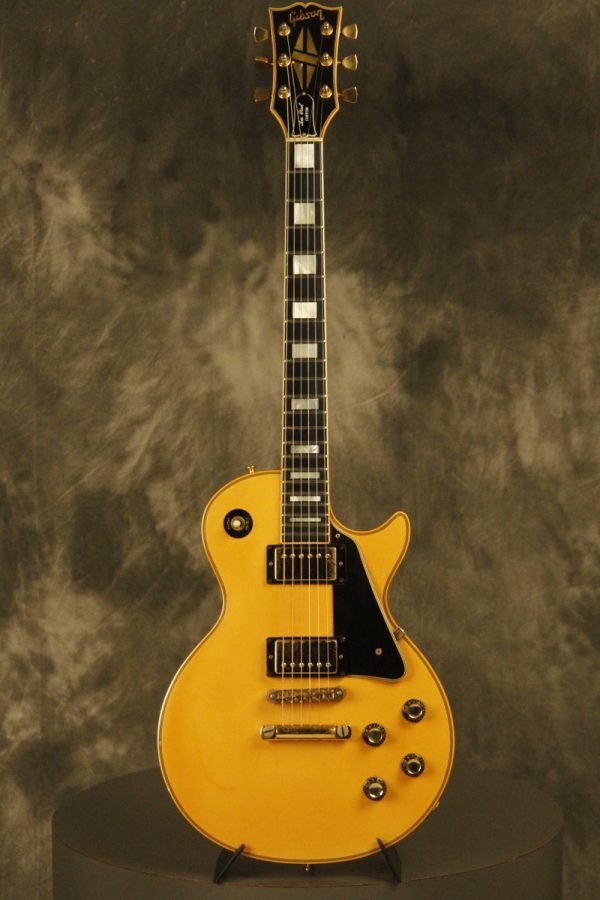 1977 Gibson Les Paul Custom White turned Yellow - Image 3