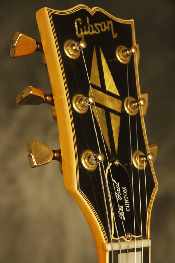 1977 Gibson Les Paul Custom White turned Yellow - Image 20