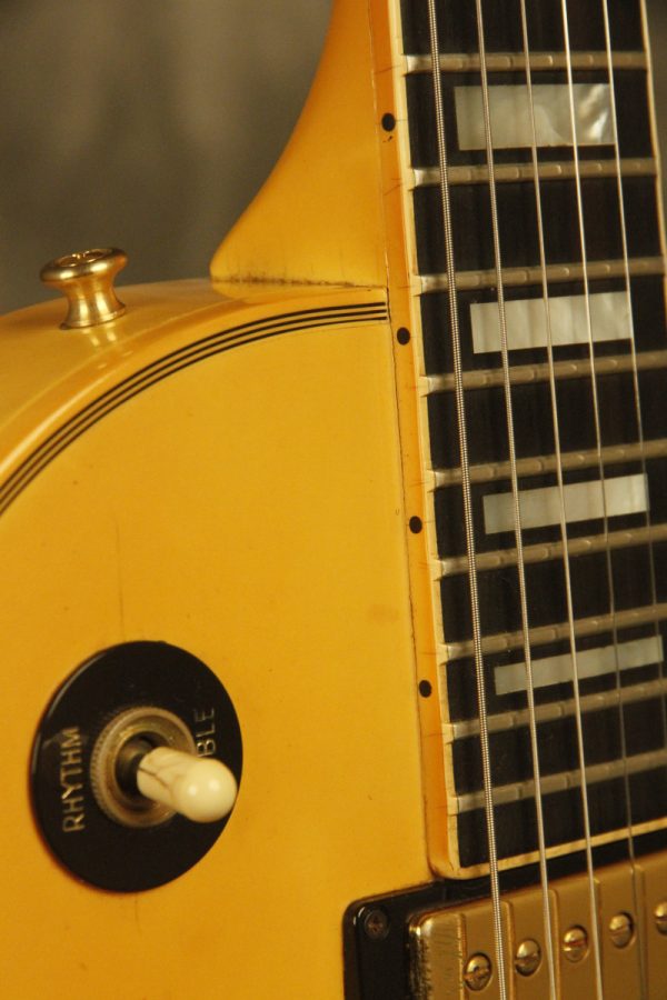1977 Gibson Les Paul Custom White turned Yellow - Image 23