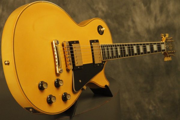 1977 Gibson Les Paul Custom White turned Yellow - Image 24