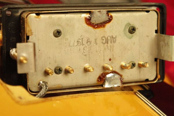 1977 Gibson Les Paul Custom White turned Yellow - Image 59