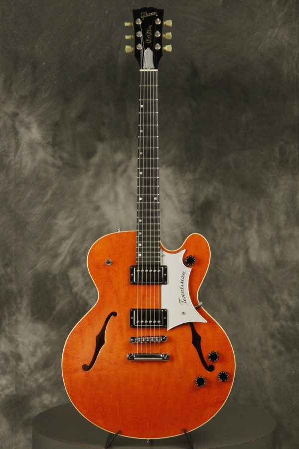1990 Gibson Chet Atkins Tennessean Sunrise Orange - Image 3