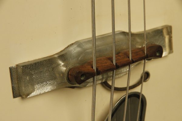 1964 National Val-Pro 85 Reso-Glass short-scale Bass White - Image 7