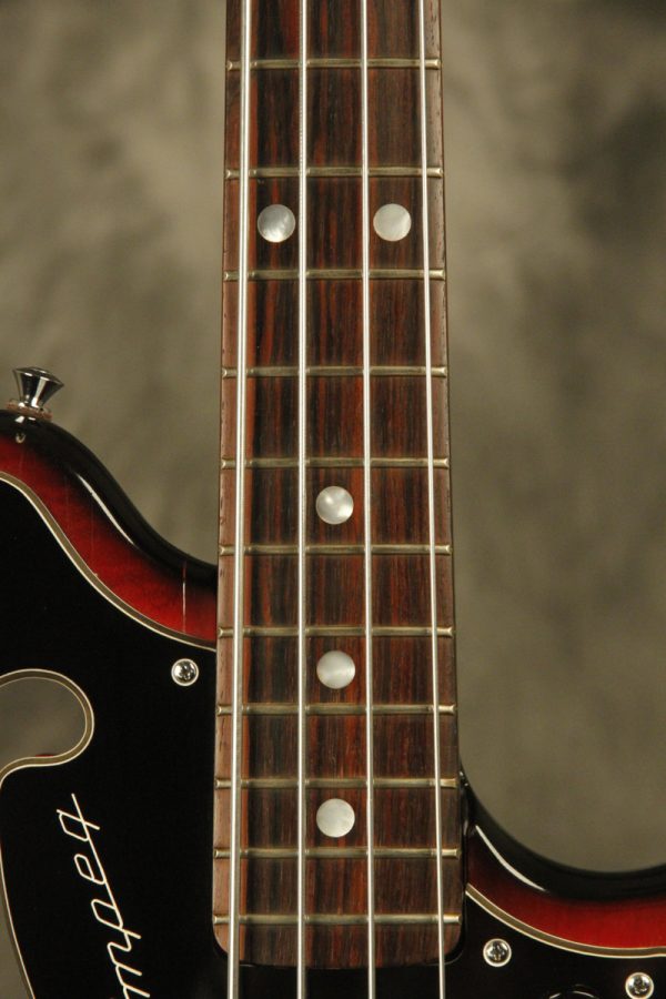 1960's Ampeg AEB-1 Scroll Bass Cherry-Red - Image 7