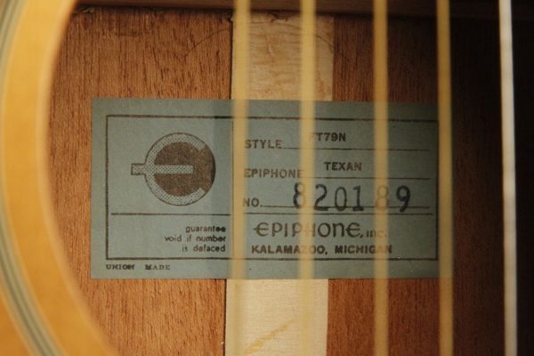 1966 Epiphone FT-79N Texan - Image 10